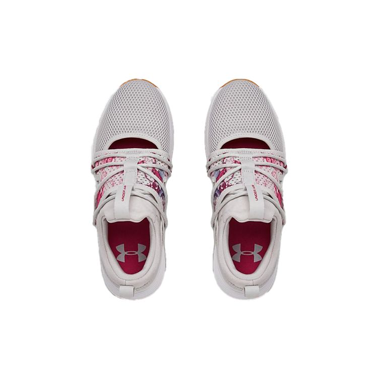 Under Armour Breathe Sola Breathable Low-Top Lifestyle Shoes Women Sneaker Gray Purple 3021822-100