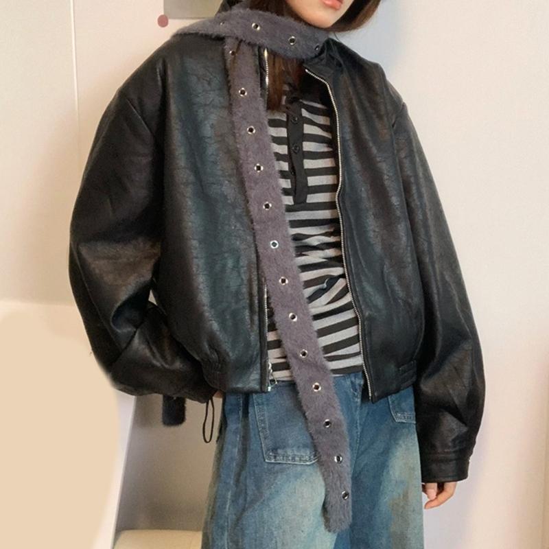 Hollows Knitted Plush Scarf Long Stripe Winter Wrap Acrylic Blend Soft Unisex Accessory For Women Men Kids