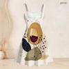Women Plus Size Spaghetti Strap Off Shoulder Dress Constellation Shooting Star Celestial Print Swing Dress