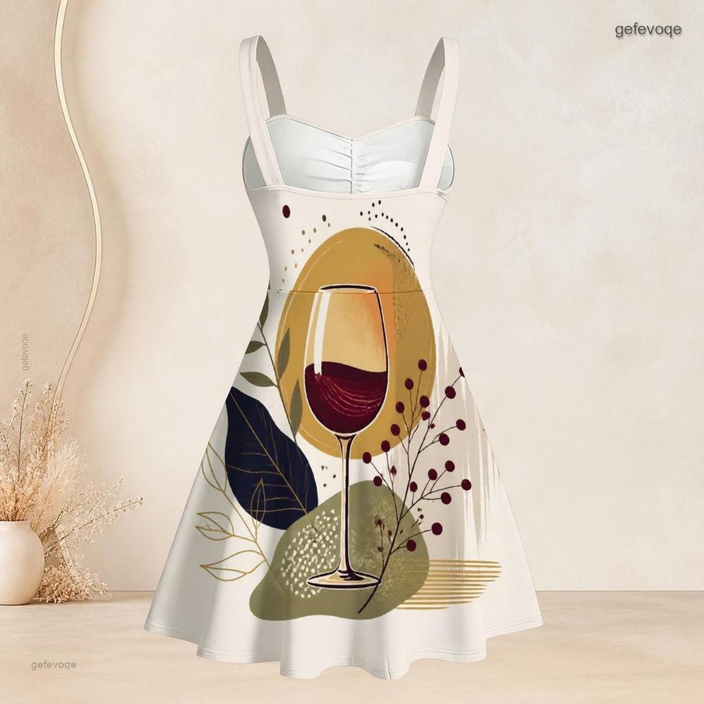 Women Plus Size Spaghetti Strap Off Shoulder Dress Constellation Shooting Star Celestial Print Swing Dress