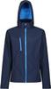 Regatta Professional Venturer 3-layer, Printed Softshell Jacket with Hood for Men (TRA701) Navy French Blue