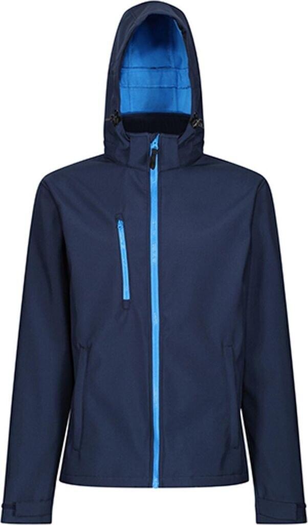Regatta Professional Venturer 3-layer, Printed Softshell Jacket with Hood for Men (TRA701) Navy French Blue