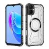 KEYSION Transparent Magnetic Case for TECNO Spark 9 Pro 9T Silicone+PC Heavy Duty Shockproof Phone Back Cover for for Spark 9T 9 Pro