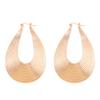 High-quality 2026 Jewelry, Niche Design, Personalized Earrings, Exaggerated Retro Geometric Curved Striped Water Drop Stud Earrings