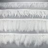 1Meters Black White Feathers for Needlework Ribbon Tape Fringe Feather Trim Pheasant Turkey Ostrich Goose Marabou Sewing Clothes