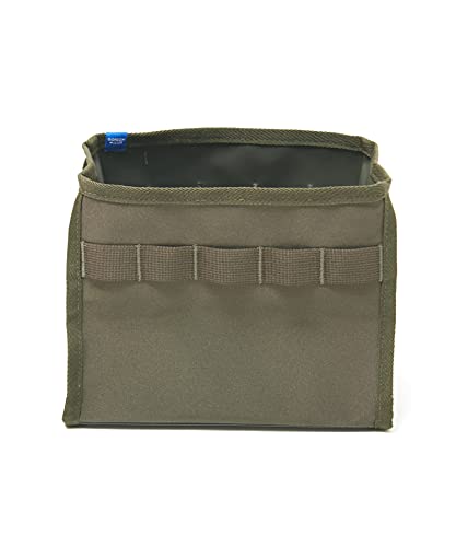 GORDON MILLER Car Cordura Dustbin, Olive Drab, 1646562