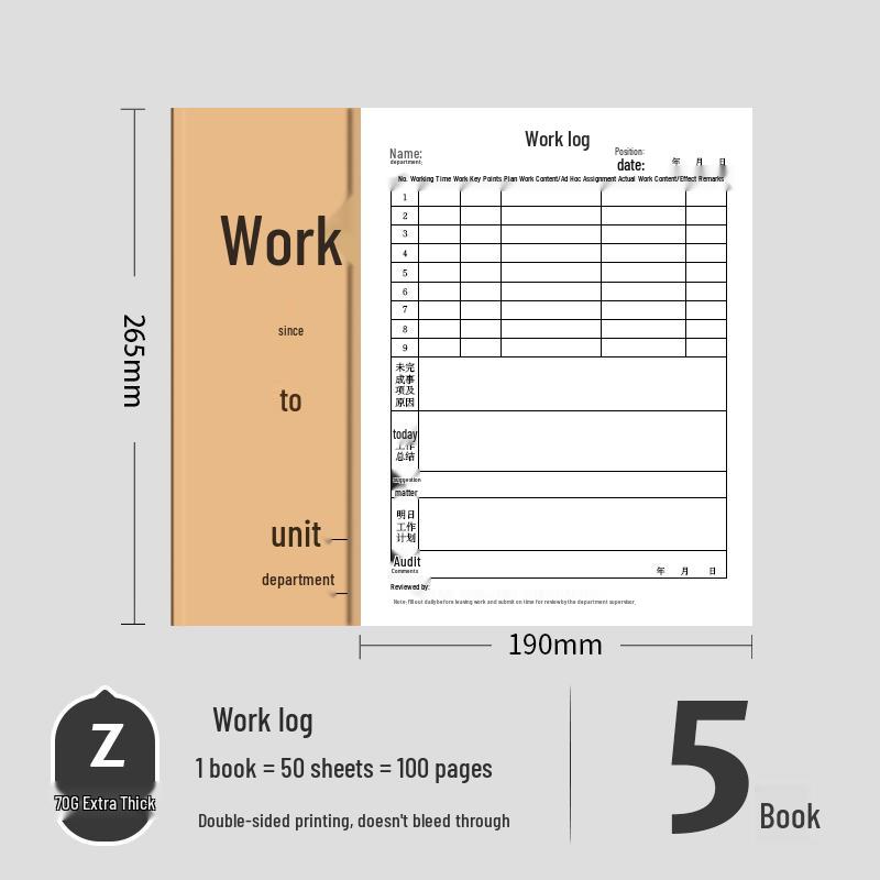 Business Meeting Minutes Notebook
