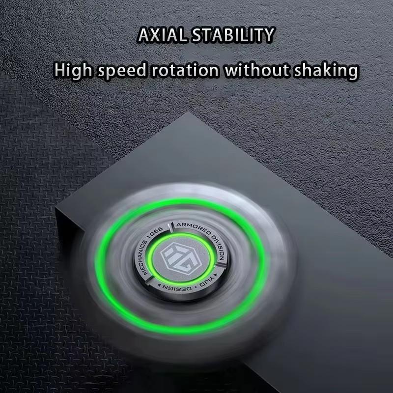 1 Stück Nachtlicht Fingerspitzen-Kreisel Druckabbau Fingerspitze Unendlich Schwarze Technologie Kinder Erwachsene Stressabbau Jungen Spielzeug Geschenk