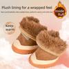 Plüschgefütterte Warme Hundeschuhe Winter Verdickte Schneestiefel für Kleine Hunde Welpe Pudel Bichon Rutschfest Zum Schnüren Welpenschuhe Hundestiefel