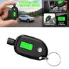 Keychain Style Digital Keychain Tire Pressure Gauge Digital LCD Display  Vehicle Maintenance