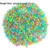 500Pcs Glow Fish Tank Luminous Stones Colorful Flowerpot Decorative Stone Garden Pebble  Night
