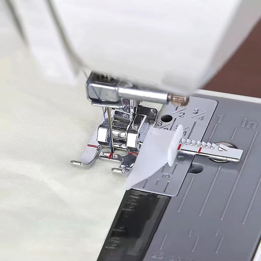 1pc Adjustable Guide Sewing Machine Presser Foot for Shank Snap-On Brother, Babylock, Singer, Janome, Juki, New Home