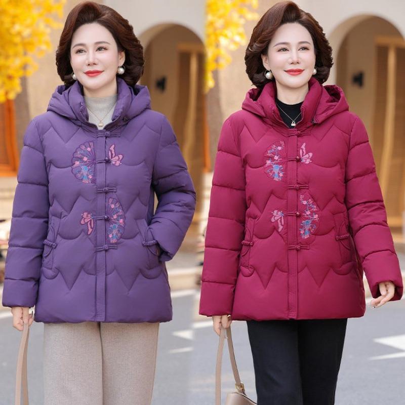 Aged Winter Cotton-padded Clothes Piled and Thickened Cotton-padded Clothes Women's Cotton-padded Jackets Warm Jackets