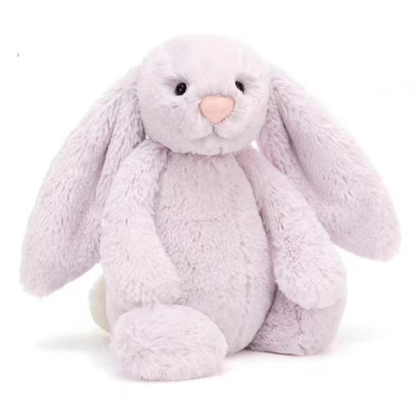 Iepuraș Rușinos 36cm Jucărie Moale de Pluș Violet Lavandă