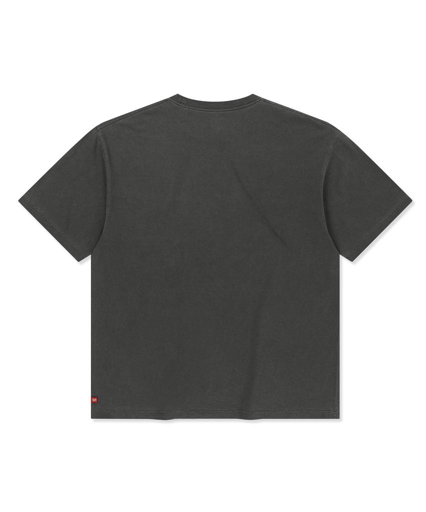 BROWNBREATH Bxd Chunky Pigment Tee - Charcoal