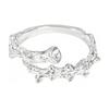 Light Luxury Zircon Small Diamond Open Thin Ring Women'S Simple Niche Design Sense Cold Wind Girlfriend Index Finger Ring