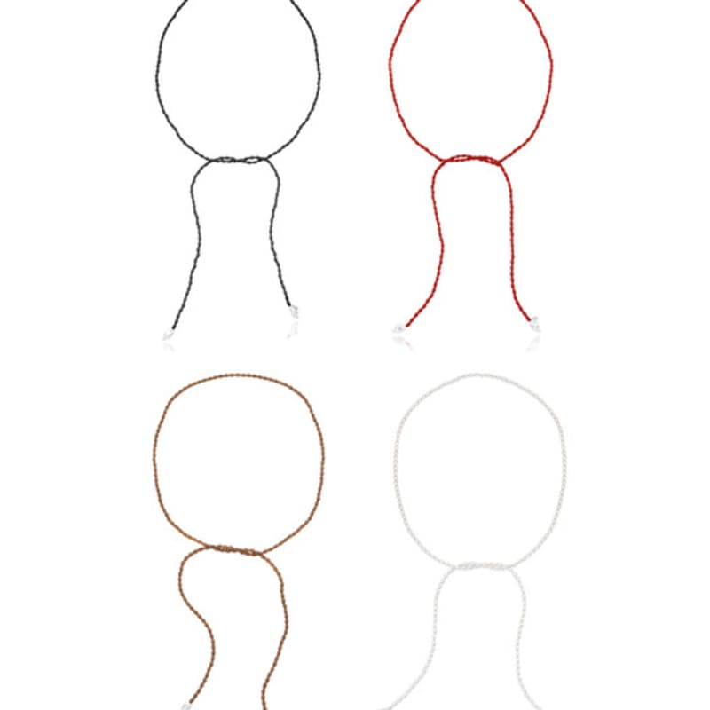 VINTAGE HOLLYWOOD Seed Tie Necklace_VH2579NE003M