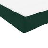 Box Spring Bed with Mattress Dark Green 80 x 220 cm Velvet