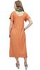 Bimba Women's Casual Black Short Sleeves Asymetrical Hem Dress With Scarf -