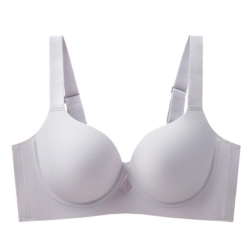 Plus-size Lingerie Women's Thin Close-in Bra Adjustable Breast Retraction Bras Without Underwire Plus-size Beautiful Back Bra Push Up Bra