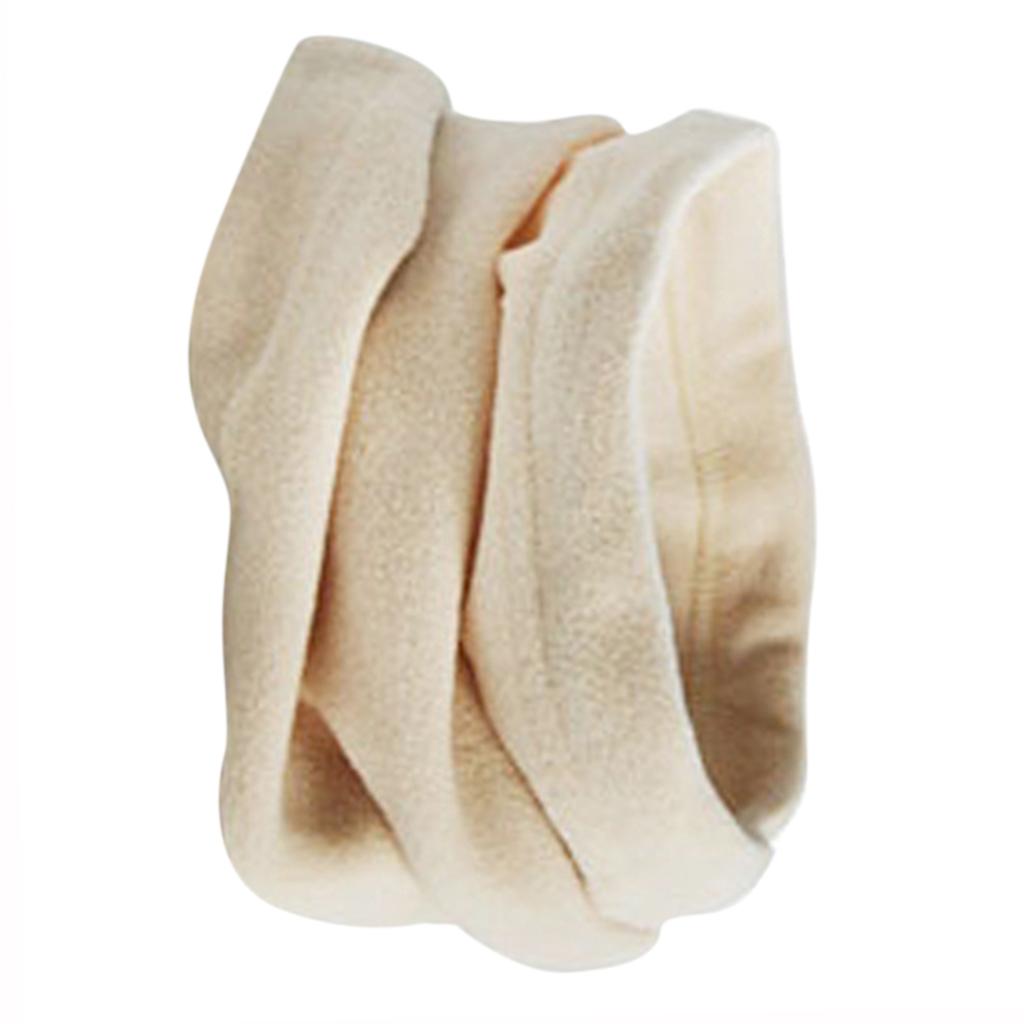 

Warm Winter Scarf Fleece Neck Snood Gaiter Multifunctional Neck Warmer for Skiing and Snowboarding бежевий