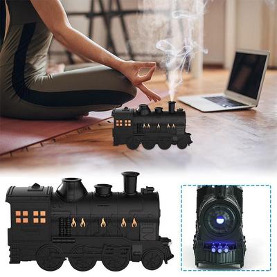 Vintage Train Ultrasonic Air Humidifier with Remote Control Fine Mist Quite 300ML Essential Oil Diffuser for Home Christmas I7Z7