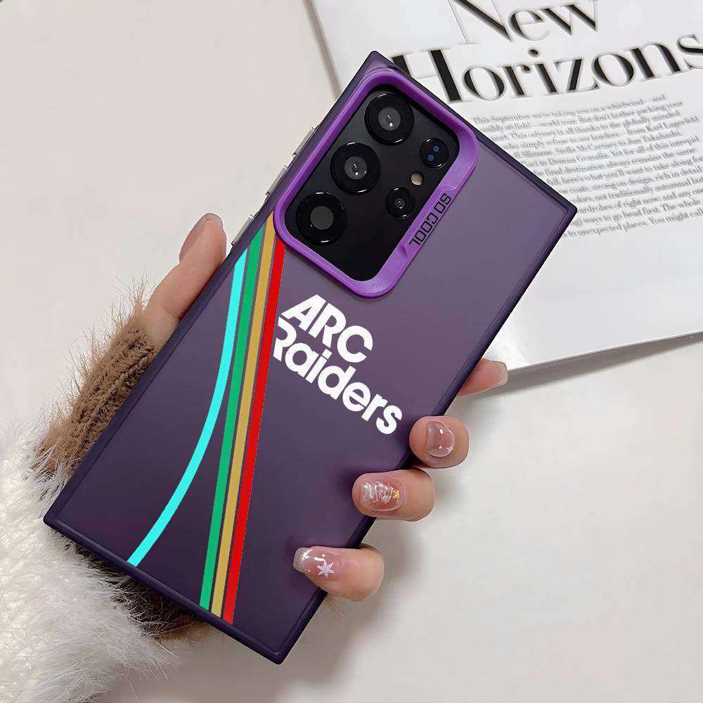 Spiel A-ARC Raiders Handyhülle Für Samsung Galaxy S25 Edge S24 S23 S22 S21 S20 Ultra Funda Silikon Silberne Hülle