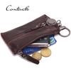 Genuine Leather Key Case Casual Multi-Hook Compact