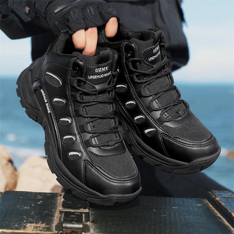 Hiking Shoes Men Boots Outdoor Anti-slip Comfortable Combat Men Boots Sports Wear-resistant  Mens Casual Shoes Ankle Boots