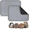 Guinea Pig Fleece Cage Liners - 2 Pack Washable Guinea Pig Pee Pads, Waterproof