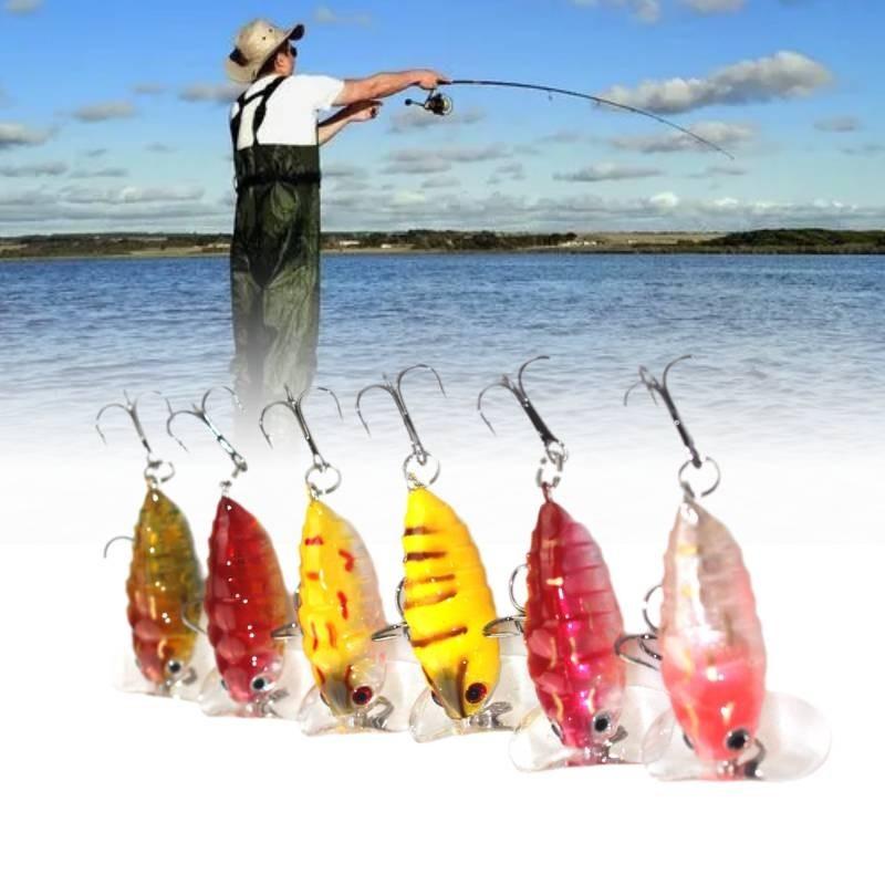 Hook Bionic Bait Multicolour Fishing Bass Blackfish Catfish Herring Tilapia Carp