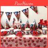 Vibrant Ladybug Girl Themed Party Set For Birthdays Disposable Plates And Cups
