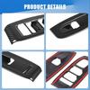 Window Lift Switch Panel Cover Trim for Subaru Outback 2021-2023 Accessories, ABS Car Window Glass Lift Switch Button Frame Cover Decor 4Pcs (not fit