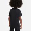 Nike Logo Pattern Loose Short Sleeve T-Shirt Kids Tops Black DC7796-011