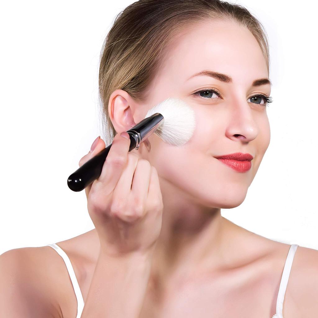 EIGSHOW Premium Animal Hair Cheek Makeup Easy To Wooden F605 Brush, Brush, Fine-Pitch Wool, Powder-Holding Capacity, Soft, Apply, Handle,