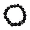 Elegant Beaded Black Bracelet Stone Chain Bracelet Elegant Beaded Bracelets for Women with National Style Ancient Charm