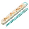 Skater Chopsticks and Chopstick Case Set for Kids, Lunch Box, 16.5cm, Made In Japan, Dishwasher Safe