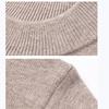 Hengyuanxiang Men's Thickened 100% Wool Half-High Neck Sweater