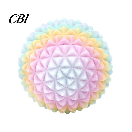 Portable Sensory Toy 3D Printed Rotatable Spiky Ball, Mini Textured Fidget Ball for Lightweight Stress Relief, Decompression Twisting Desk Travel