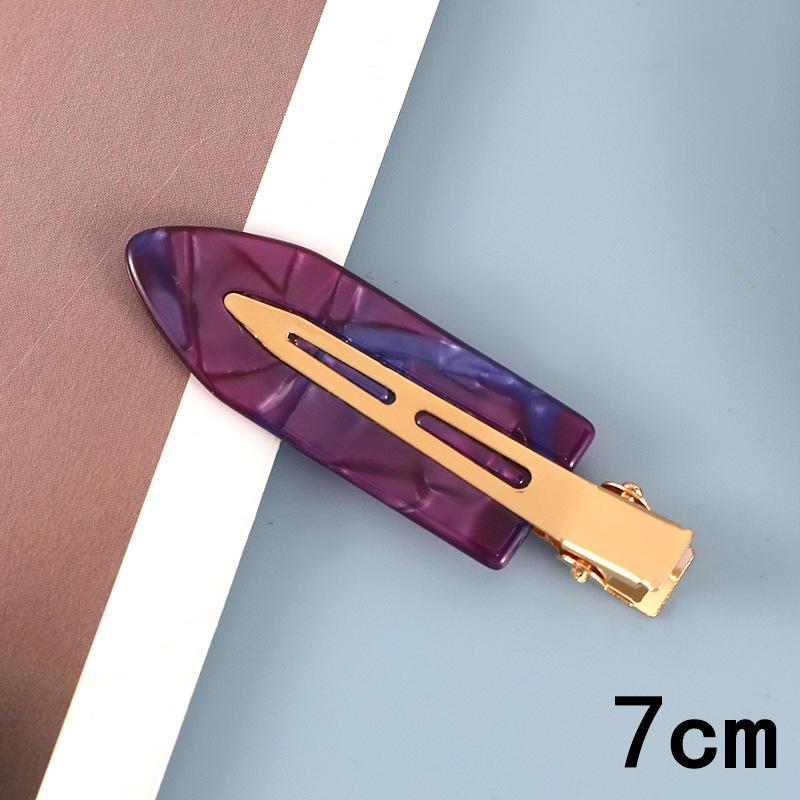 Japanese & Korean Style Seamless Metal Hairpin - Frosted Women's Bangs Side Clip