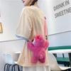 Cute Ugly Cute Bear Puff Cartoon Bag New Sweet Girl Heart One Shoulder Crossbody Doll Bag