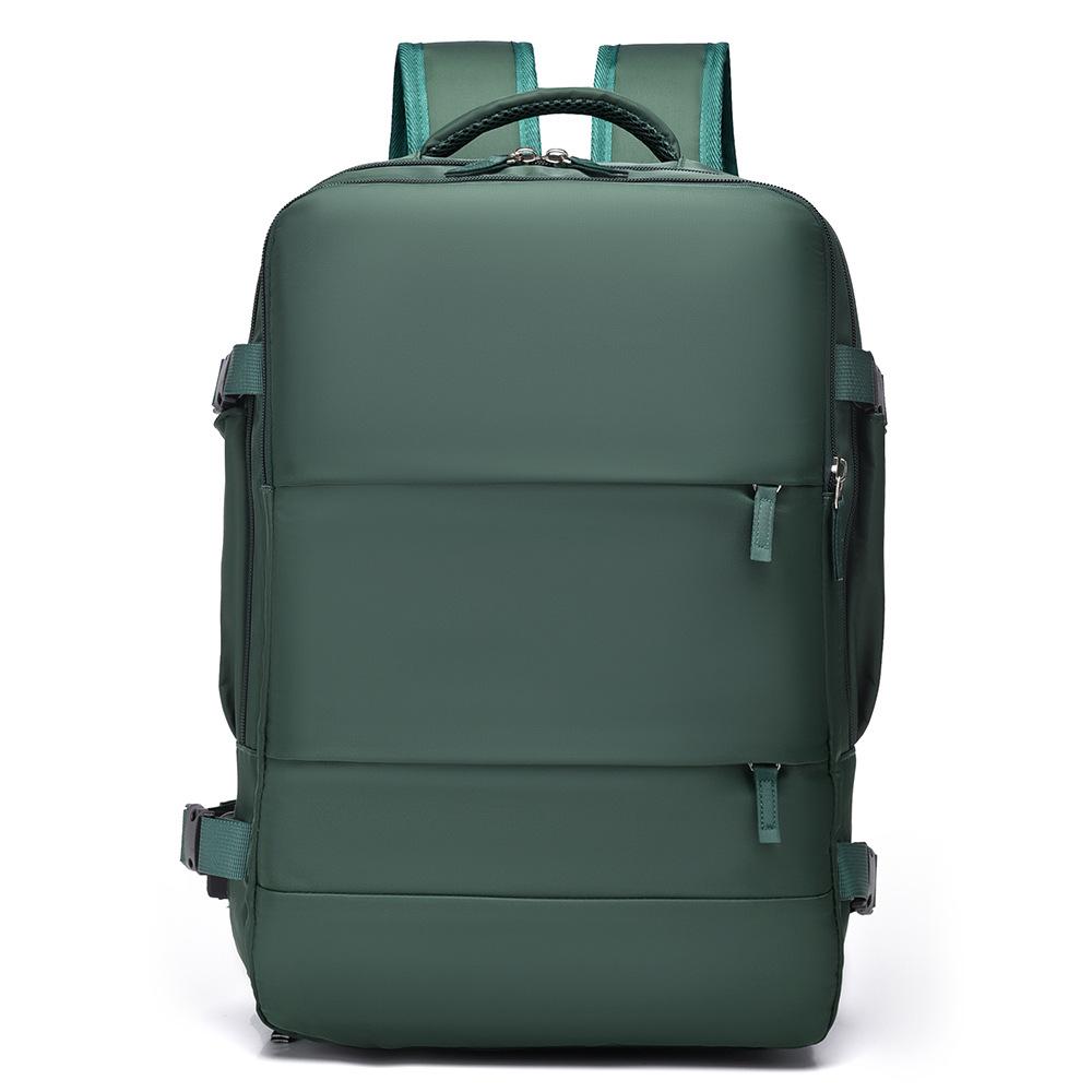 

Business commuting large capacity laptop bag travel light backpack Korean version fashion casual backpack зелений