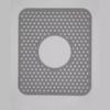 Silicone Hollow Drainage Heat Insulation Mat Square Sink Mat for Kitchen Sink Bottom Anti-scratch Anti-drop