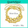 Trendige goldene Metallmünz-Quasten-Bauchkette für Frauen Sommerkleidung
