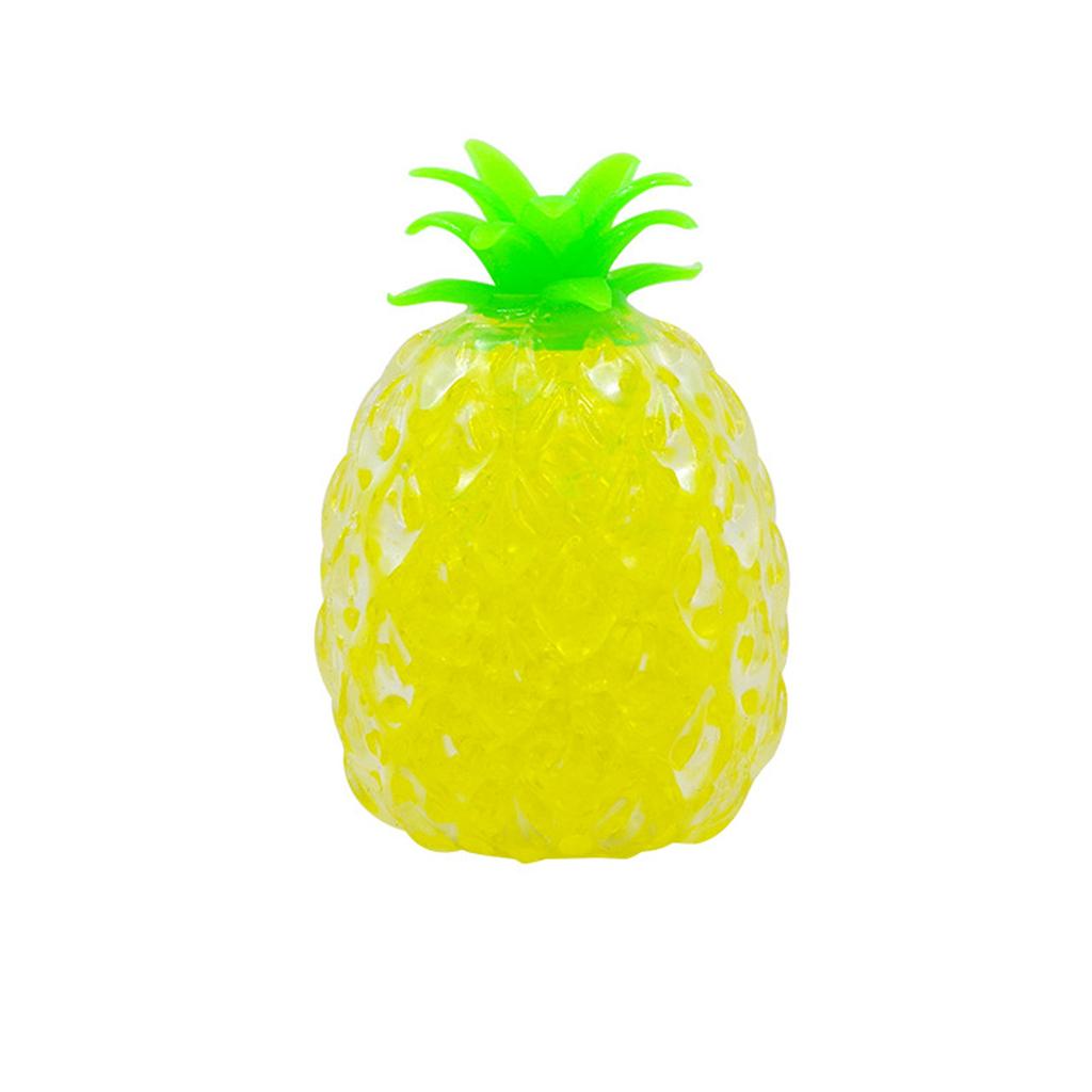 Stressabbau-Bälle - Dehnbare Frucht-Stressabbau-Bälle, Geeignet für Erwachsene und Partygeschenke. Diese weichen, gelben Bananenteigbällchen