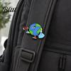Environmental Awareness Pin Earth Enamel Lapel Pin Protecting The Metal
