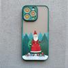Coques de téléphone de Noël Cartoon de Luxe pour IPhone 11 12 13 Mini Pro Max 14 15 16 Pro Max Plus XS XR X Simple Père Noël Antichoc