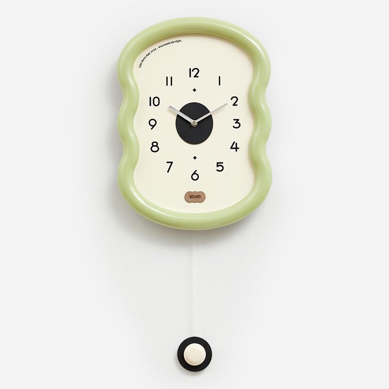 Simple Cartoon Clock Wall Interior Cute Korean Bedrooms Digital Clock Wall Restaurant Fashion Horloge Murale Room Decorations