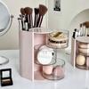 Large Capacity Jewelry Organizer Box 3-Layer Cosmetic Storage Box Makeup Brush Holder  Beauty Egg