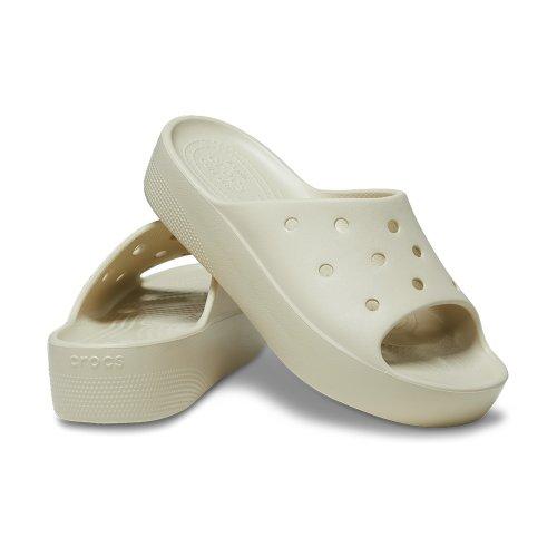 Crocs Women S claSSic Platform Slide Bone  24SwSd208180 